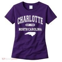 Charlotte North Carolina Est. 1768 Varsity Women's T-Shirt thumb 0