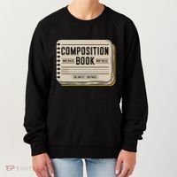 Composition Notebook Costume Women's Sweatshirt thumb 0