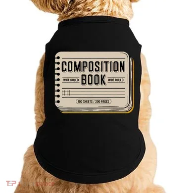 Composition Notebook Costume Doggie Tank