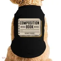 Composition Notebook Costume Doggie Tank thumb 0