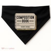 Composition Notebook Costume USA-Made Doggie Bandana thumb 0