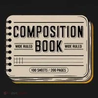 Composition Notebook Costume Backpack thumb 2