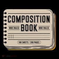 Composition Notebook Costume Pajama Set thumb 2