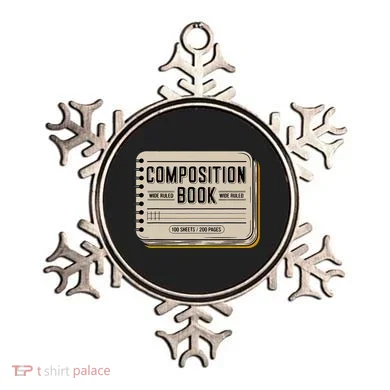 Composition Notebook Costume Ornament