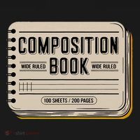 Composition Notebook Costume Ornament thumb 1