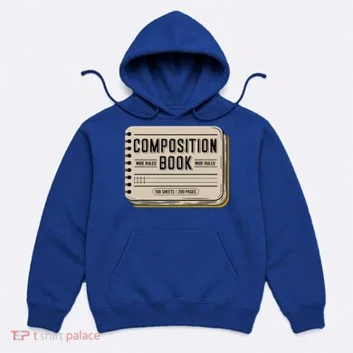 Composition Notebook Costume Hoodie
