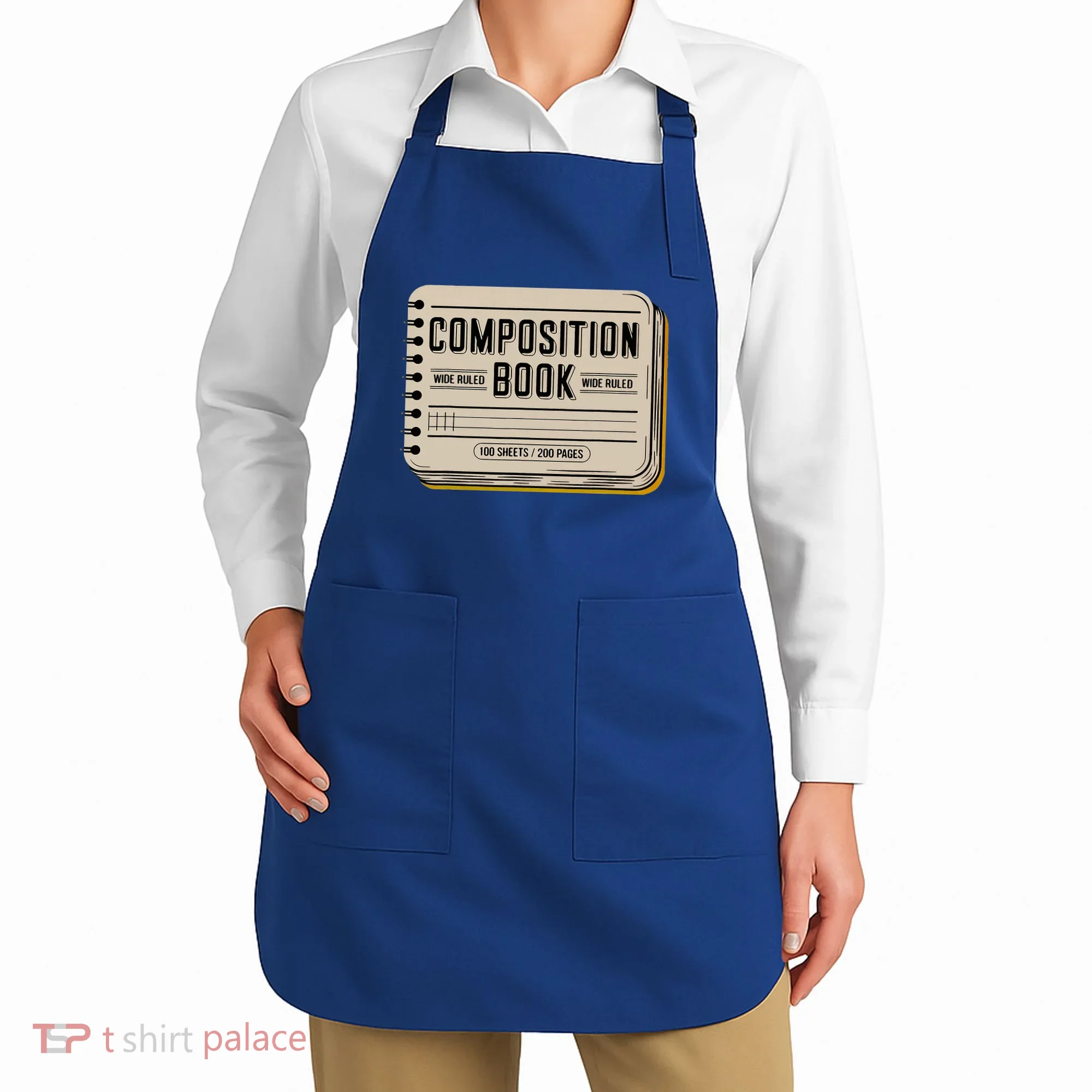 Composition Notebook Costume Apron