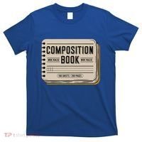 Composition Notebook Costume T-Shirt thumb 0