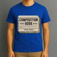 Composition Notebook Costume T-Shirt thumb 3