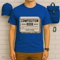 Composition Notebook Costume T-Shirt thumb 6