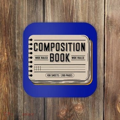 Composition Notebook Costume Coaster