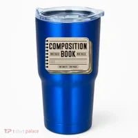 Composition Notebook Costume Tumbler thumb 0