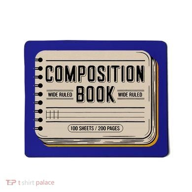 Composition Notebook Costume Mousepad