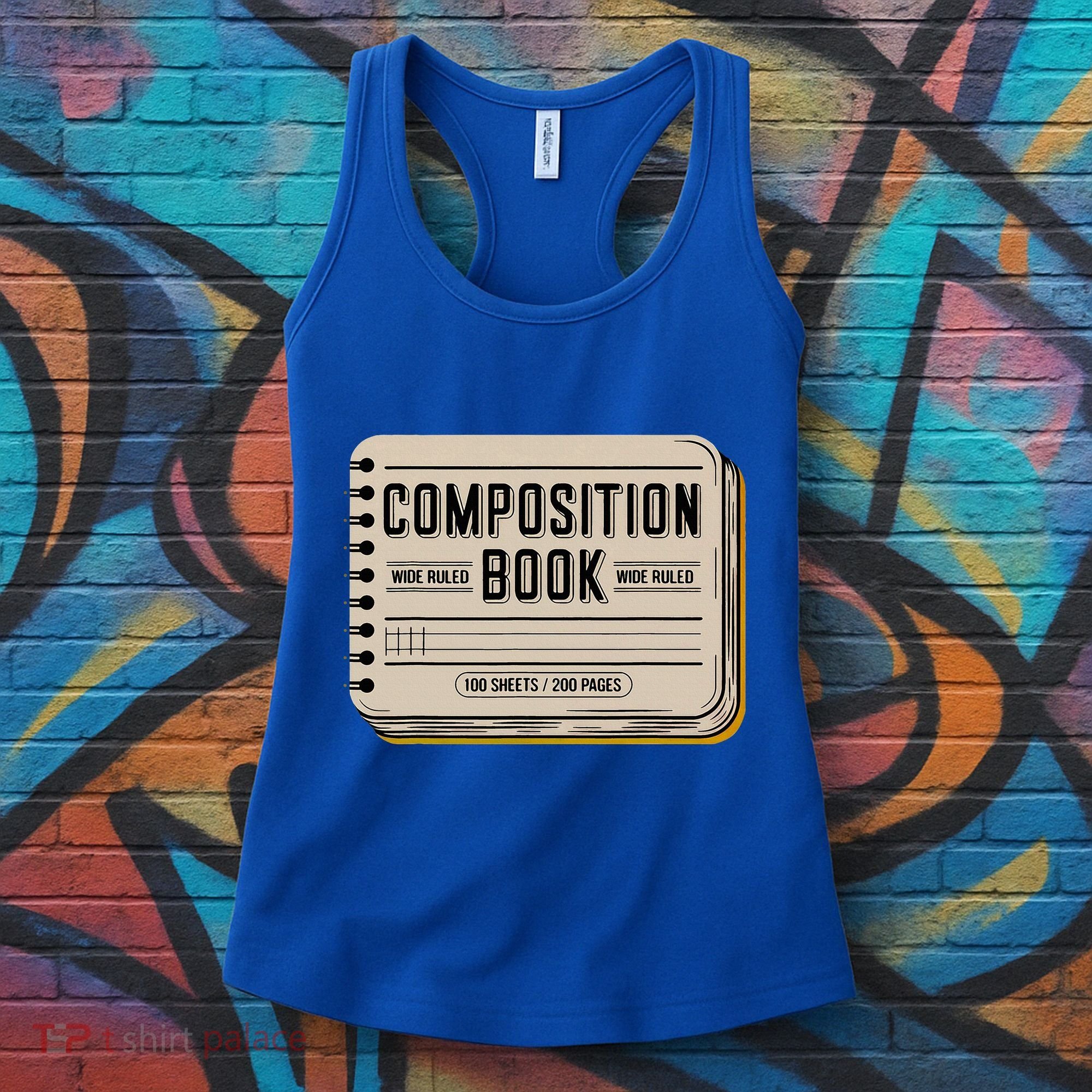Composition Notebook Costume Women's Tank Top
