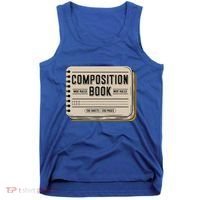 Composition Notebook Costume Tank Top thumb 0