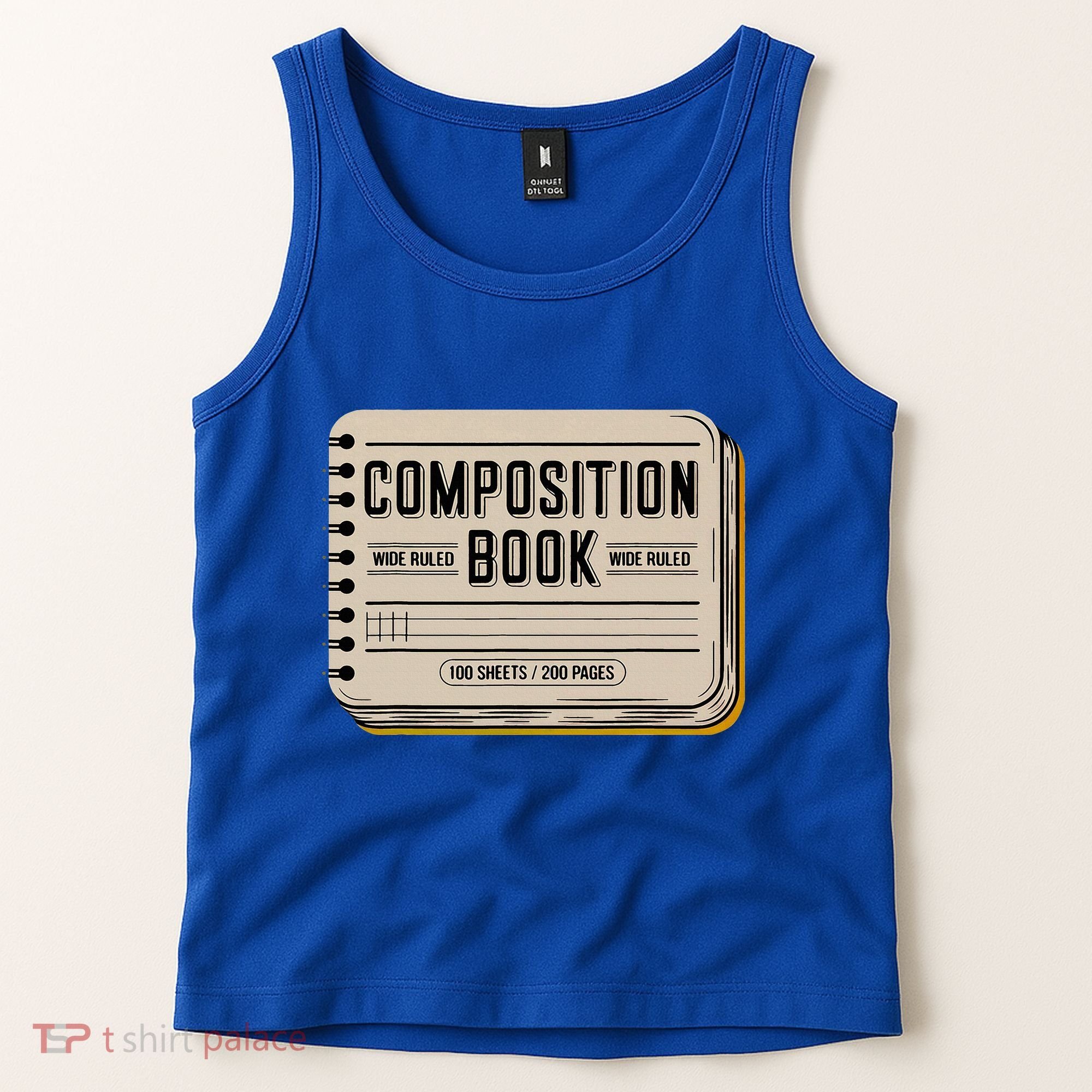 Composition Notebook Costume Tank Top