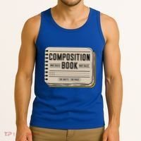 Composition Notebook Costume Tank Top thumb 3