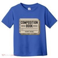 Composition Notebook Costume Toddler T-Shirt thumb 0