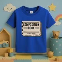 Composition Notebook Costume Toddler T-Shirt thumb 3
