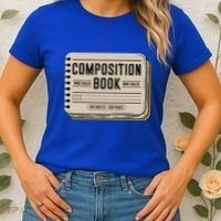 Composition Notebook Costume Women's T-Shirt thumb 2