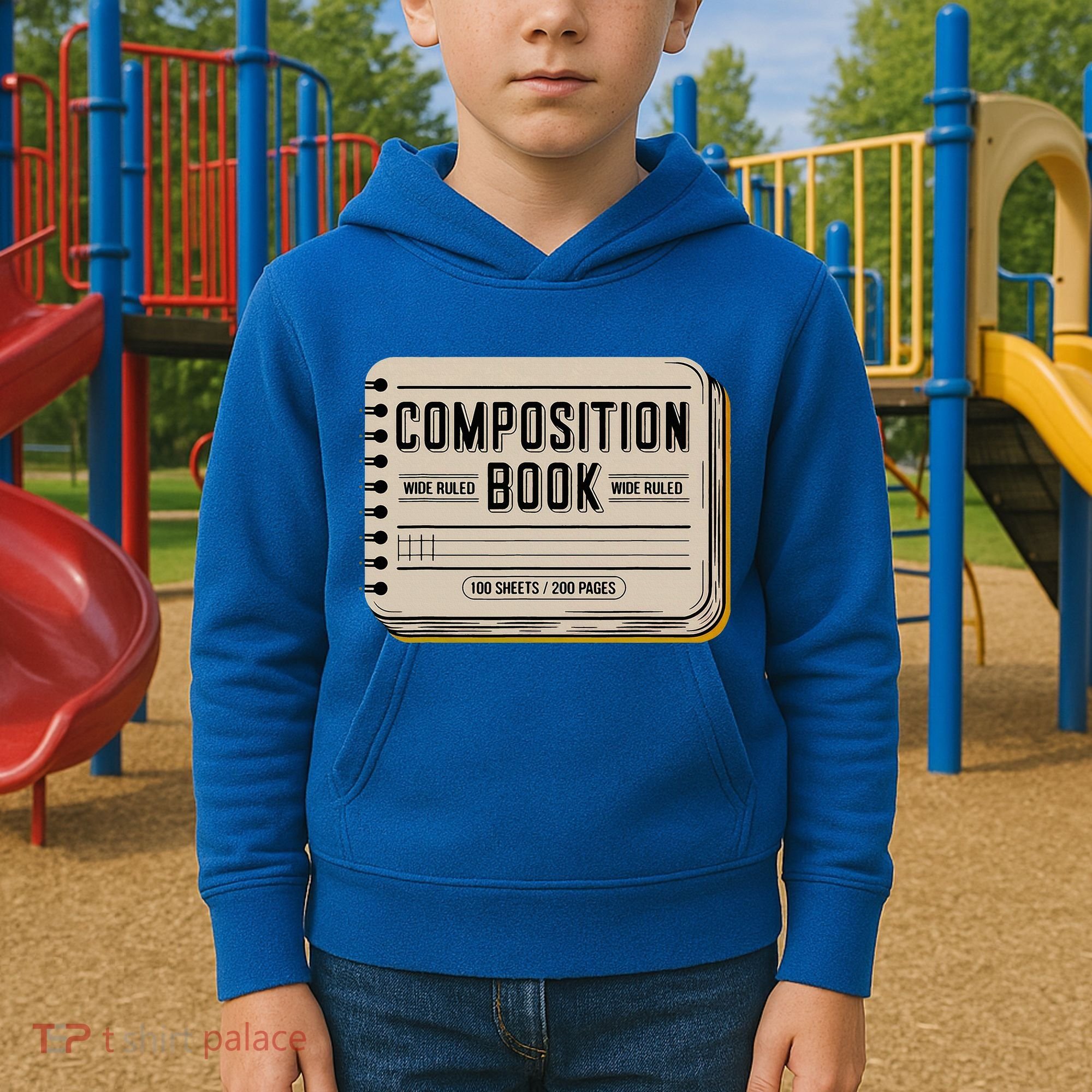 Composition Notebook Costume Kids Hoodie