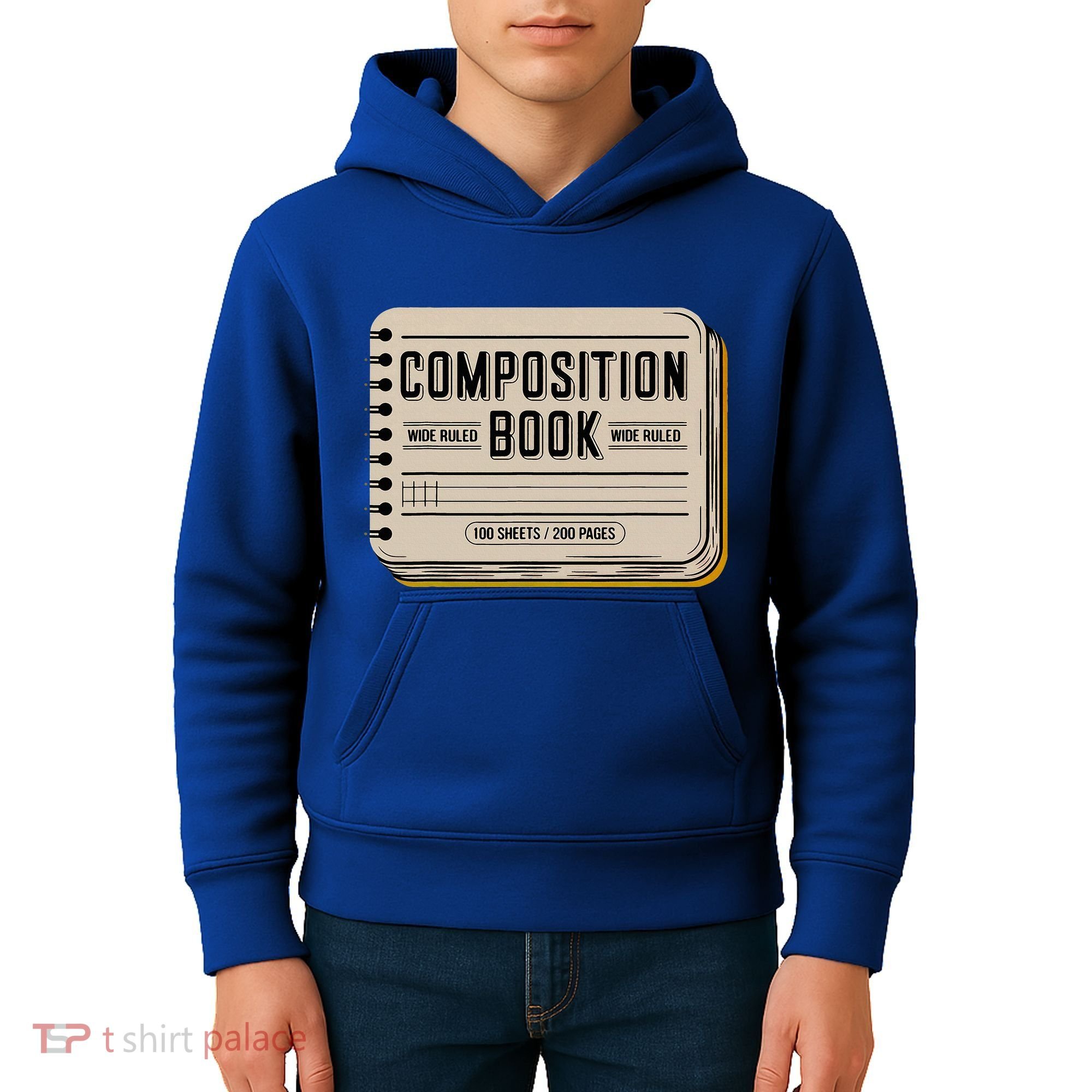 Composition Notebook Costume Kids Hoodie