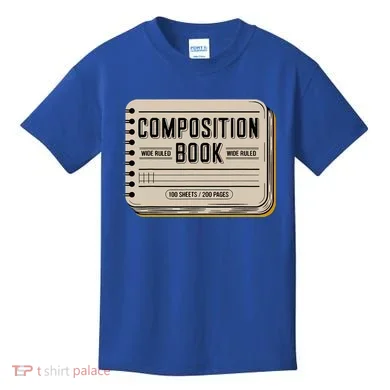 Composition Notebook Costume Kids T-Shirt