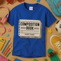 Composition Notebook Costume Kids T-Shirt thumb 3