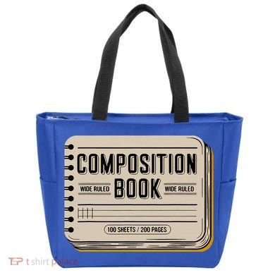 Composition Notebook Costume Tote Bag