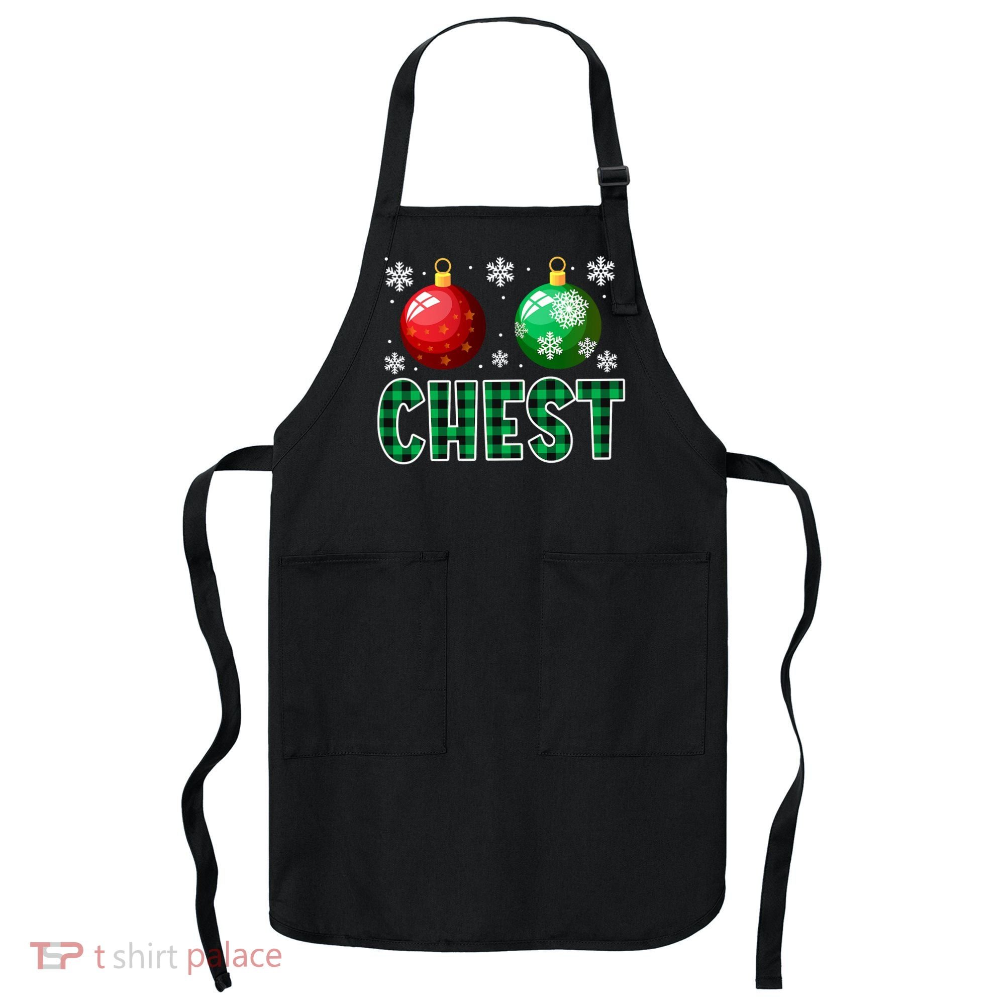 Chest Nuts Christmas Funny Couples Christmas Chestnuts Apron