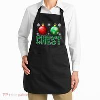 Chest Nuts Christmas Funny Couples Christmas Chestnuts Apron thumb 2