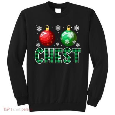 Chest Nuts Christmas Funny Couples Christmas Chestnuts Sweatshirt