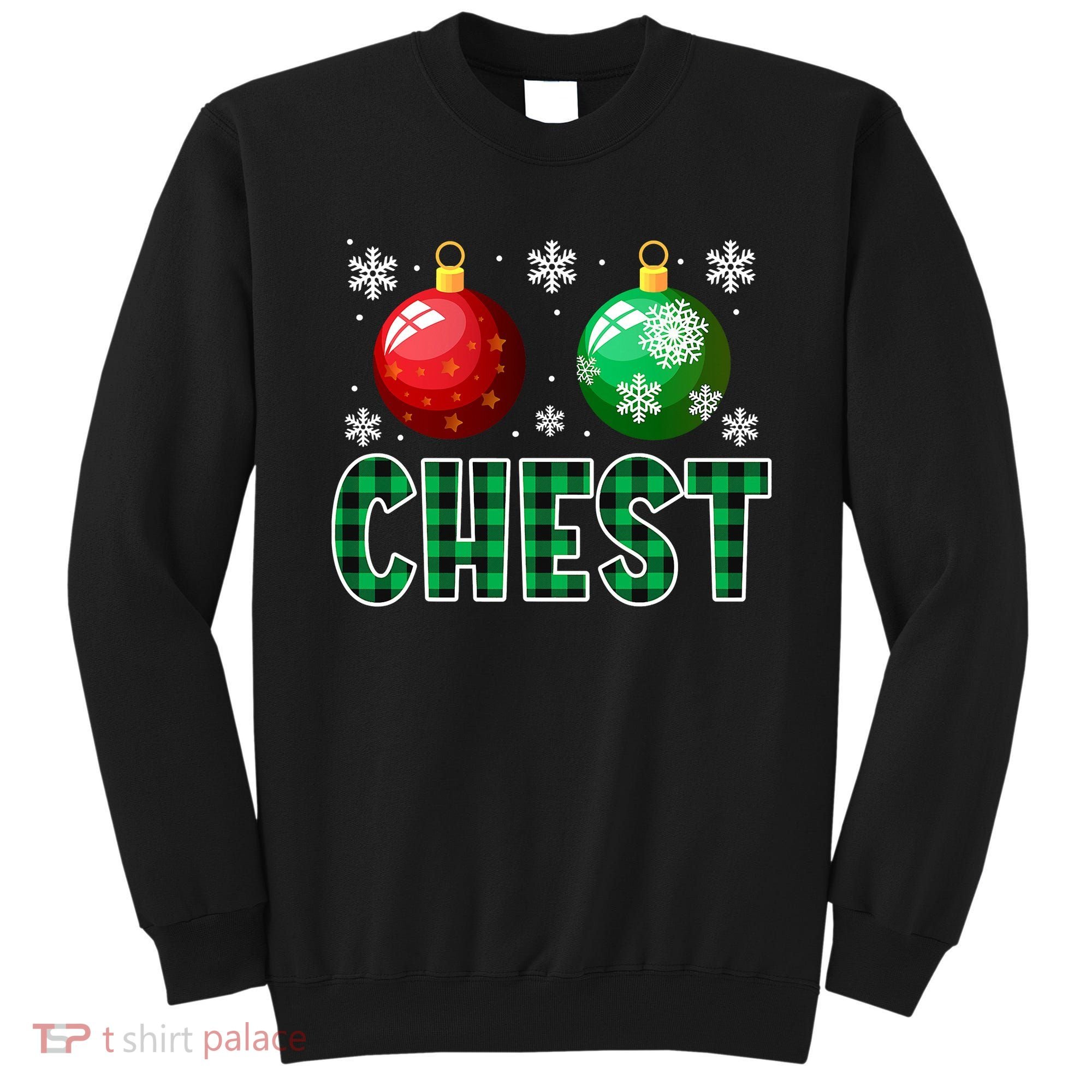 Chest Nuts Christmas Funny Couples Christmas Chestnuts Sweatshirt