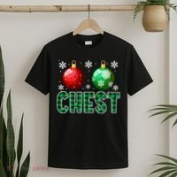 Chest Nuts Christmas Funny Couples Christmas Chestnuts T-Shirt thumb 2