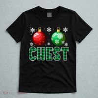 Chest Nuts Christmas Funny Couples Christmas Chestnuts T-Shirt thumb 5