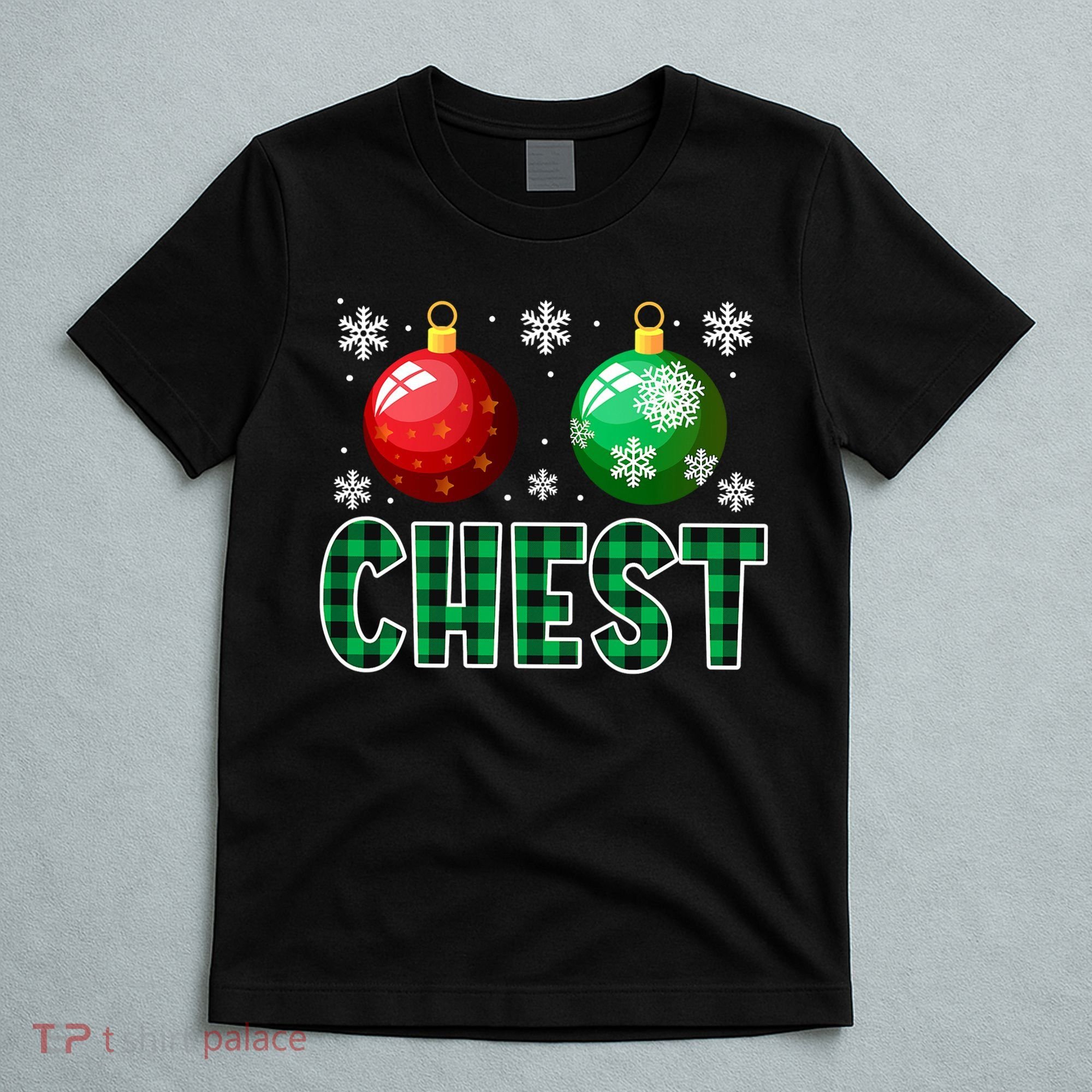 Chest Nuts Christmas Funny Couples Christmas Chestnuts T-Shirt