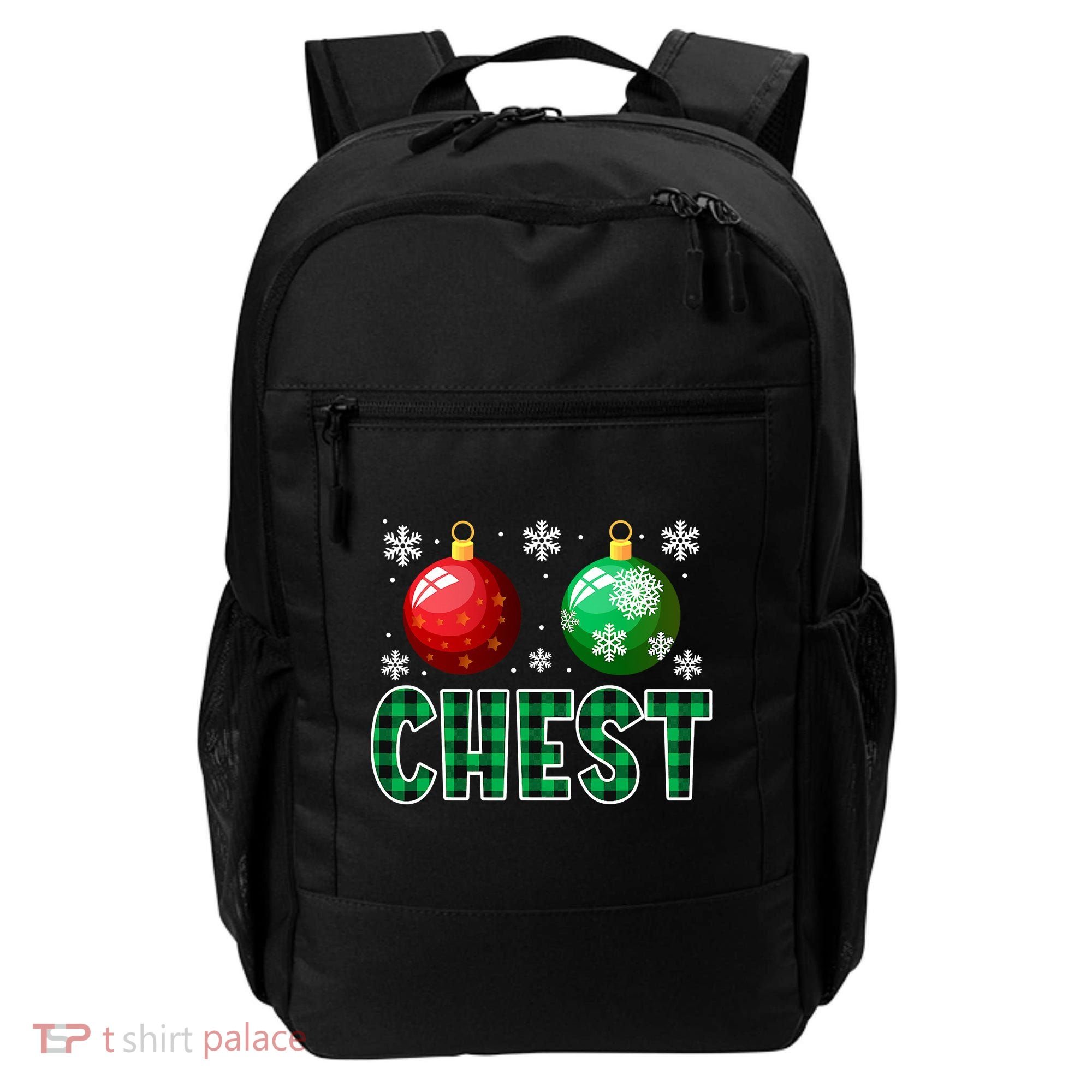 Chest Nuts Christmas Funny Couples Christmas Chestnuts Backpack