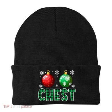 Chest Nuts Christmas Funny Couples Christmas Chestnuts Beanie