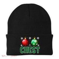 Chest Nuts Christmas Funny Couples Christmas Chestnuts Beanie thumb 0