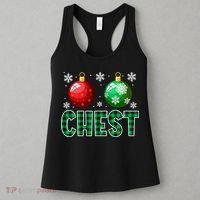 Chest Nuts Christmas Funny Couples Christmas Chestnuts Women's Tank Top thumb 3