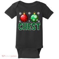 Chest Nuts Christmas Funny Couples Christmas Chestnuts Baby Bodysuit thumb 0