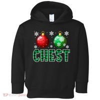 Chest Nuts Christmas Funny Couples Christmas Chestnuts Toddler Hoodie thumb 0