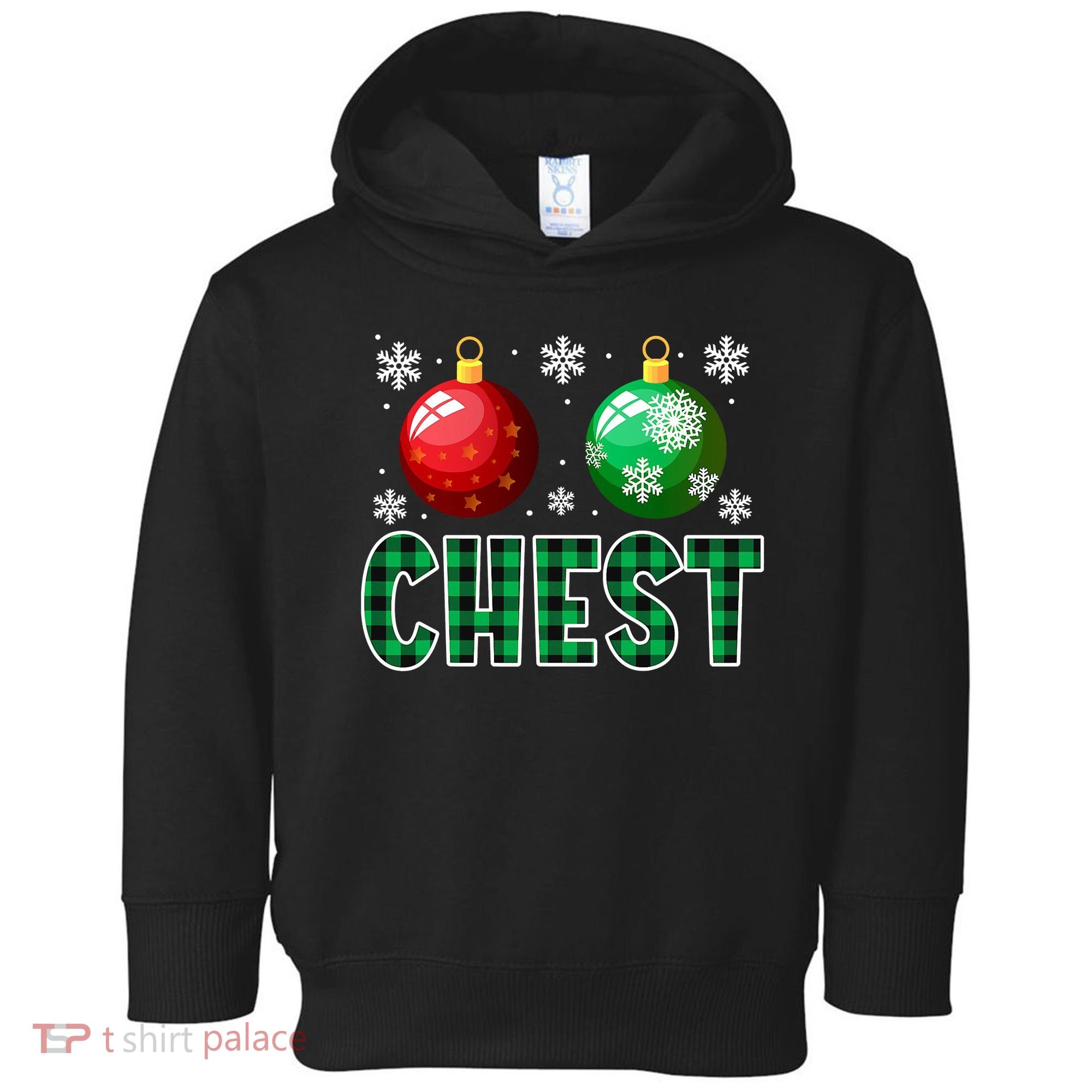 Chest Nuts Christmas Funny Couples Christmas Chestnuts Toddler Hoodie