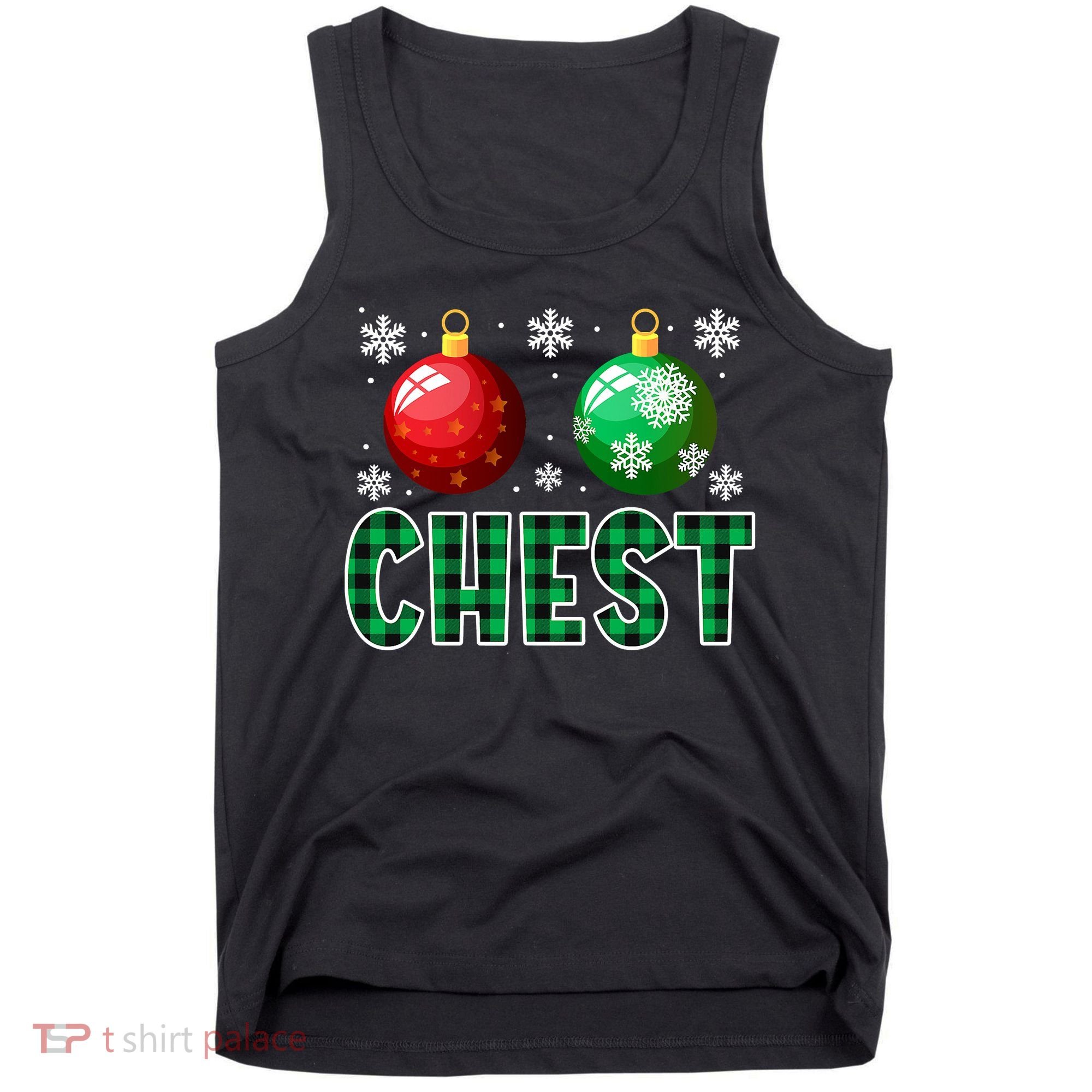 Chest Nuts Christmas Funny Couples Christmas Chestnuts Tank Top