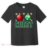 Chest Nuts Christmas Funny Couples Christmas Chestnuts Toddler T-Shirt thumb 0