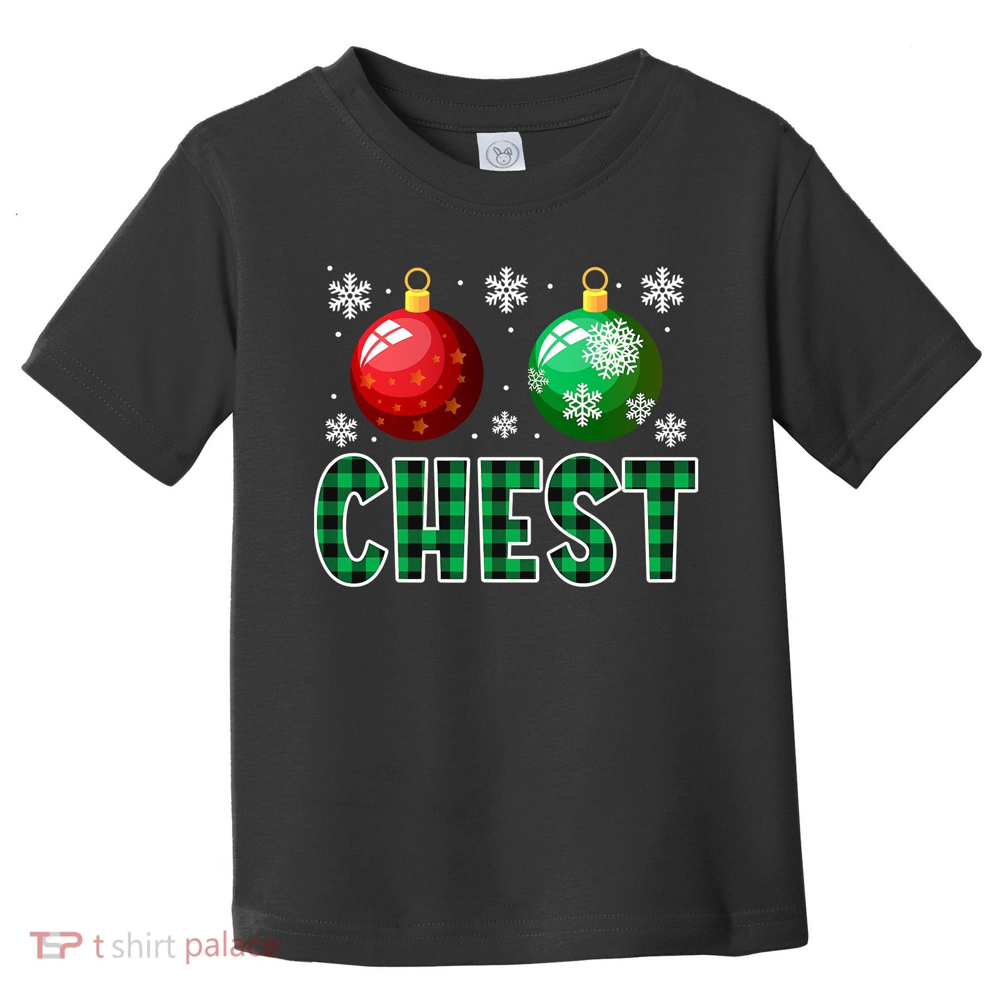 Chest Nuts Christmas Funny Couples Christmas Chestnuts Toddler T-Shirt