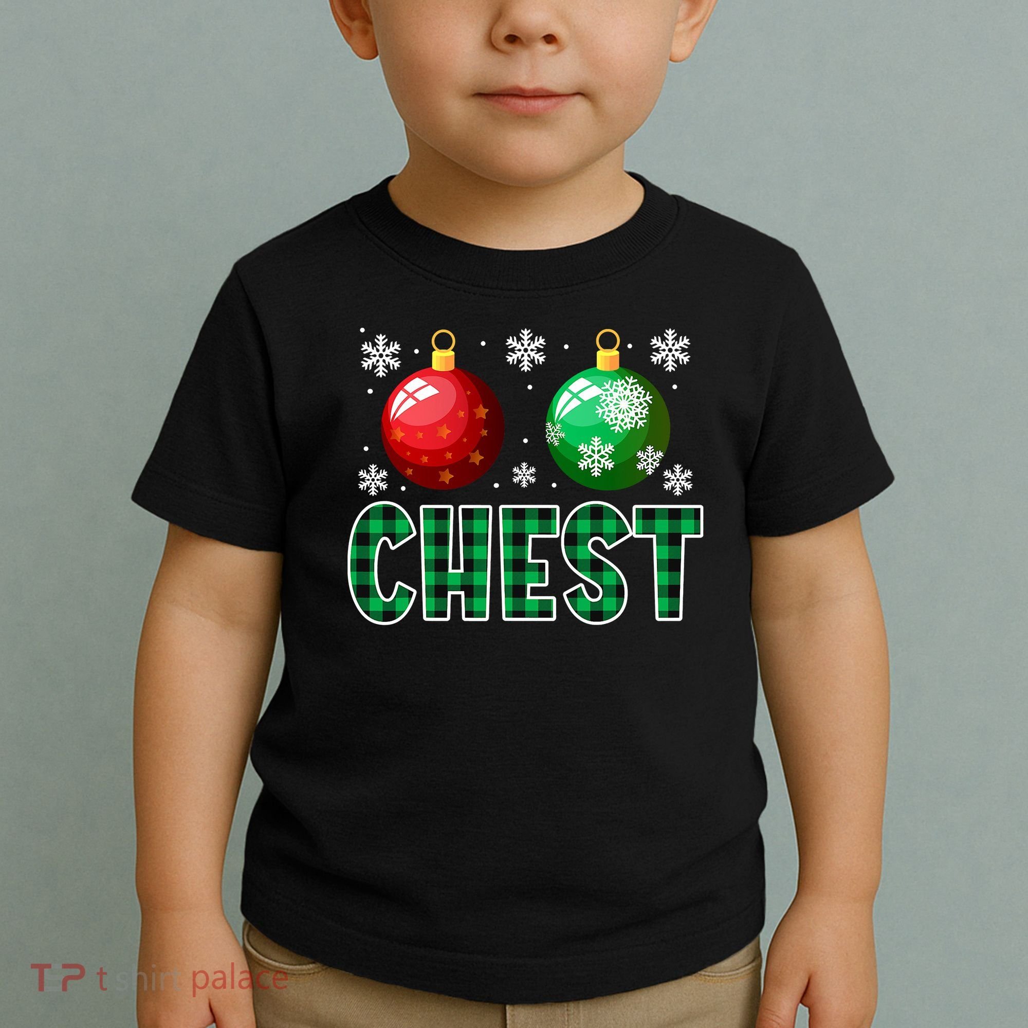 Chest Nuts Christmas Funny Couples Christmas Chestnuts Toddler T-Shirt