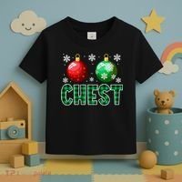 Chest Nuts Christmas Funny Couples Christmas Chestnuts Toddler T-Shirt thumb 3