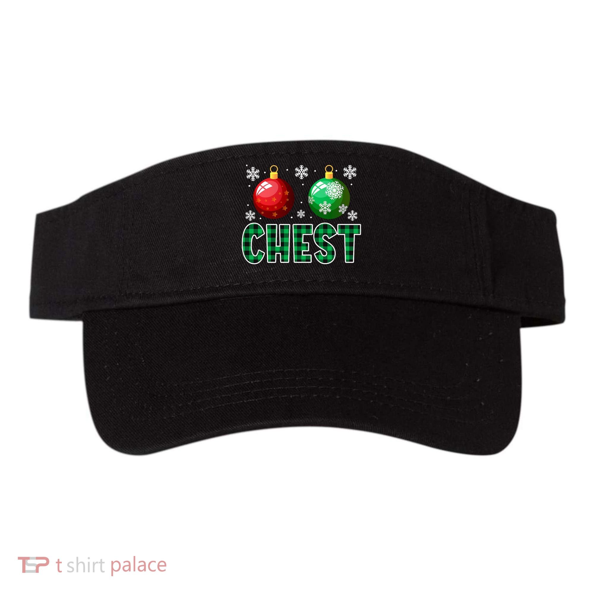 Chest Nuts Christmas Funny Couples Christmas Chestnuts Visor
