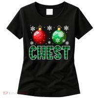 Chest Nuts Christmas Funny Couples Christmas Chestnuts Women's T-Shirt thumb 0